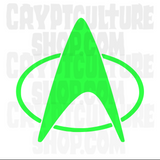 Sci Fi Trek Star Fleet Emblem Vinyl Decal