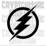 Flash Vinyl Decal