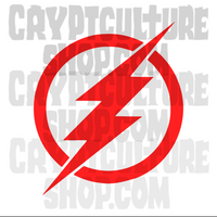 Flash Vinyl Decal