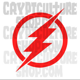 Flash Vinyl Decal