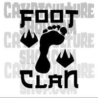 Teenage Mutant Ninja Turtles Foot Clan Vinyl Decal