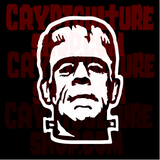 Universal Monsters Frankenstein Monster Vinyl Decal