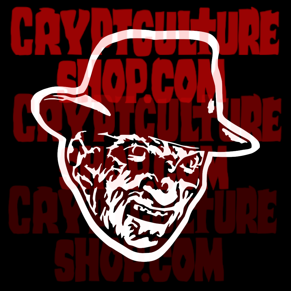 Nightmare on Elm Street Freddy Krueger Vinyl Decal