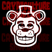 Five Nights at Freddy's Freddy Vinyl Decal