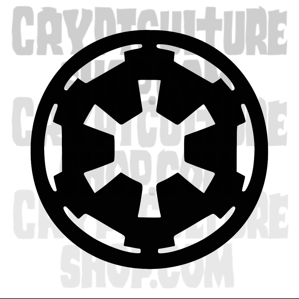 Sci Fi Wars Galactic Empire Symbol Vinyl Decal (Copy)