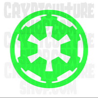 Sci Fi Wars Galactic Empire Symbol Vinyl Decal