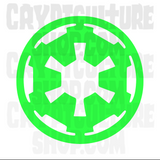 Sci Fi Wars Galactic Empire Symbol Vinyl Decal (Copy)