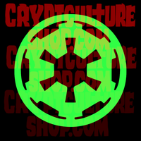 Sci Fi Wars Galactic Empire Symbol Vinyl Decal