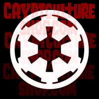 Sci Fi Wars Galactic Empire Symbol Vinyl Decal