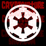 Sci Fi Wars Galactic Empire Symbol Vinyl Decal (Copy)