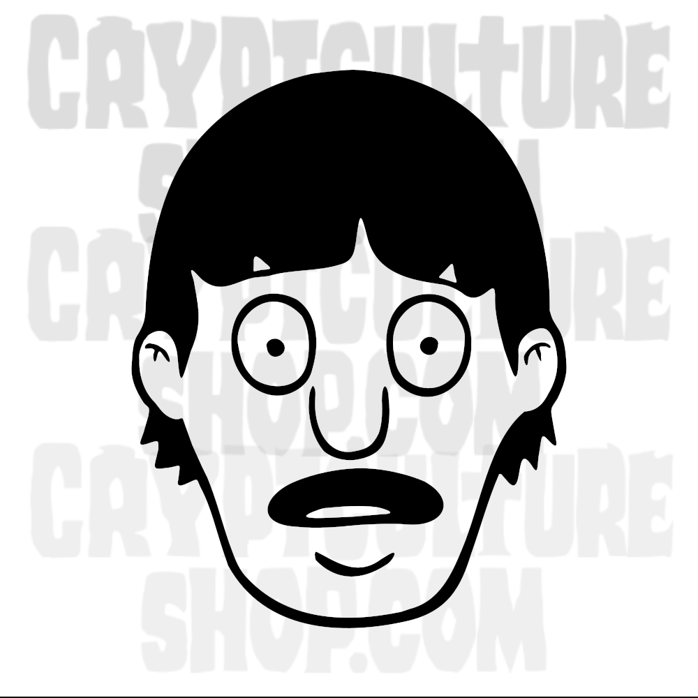 Vinilo decorativo de Gene Belcher de Bob's Burgers