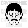 Vinilo decorativo de Gene Belcher de Bob's Burgers