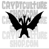 Kaiju Ghiddorah Vinyl Decal