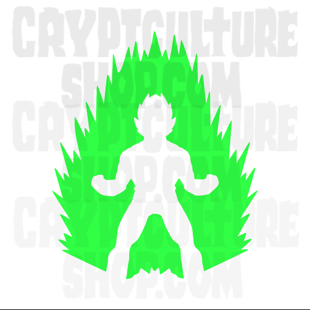 Vinilo Decorativo Saiyajin de Dragon Ball