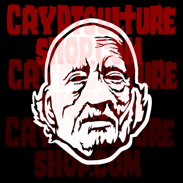 Texas Chainsaw Massacre Grandpa Vinyl Decal