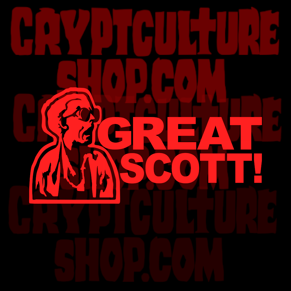 Back to the Future Great Scott Vinyl Decal