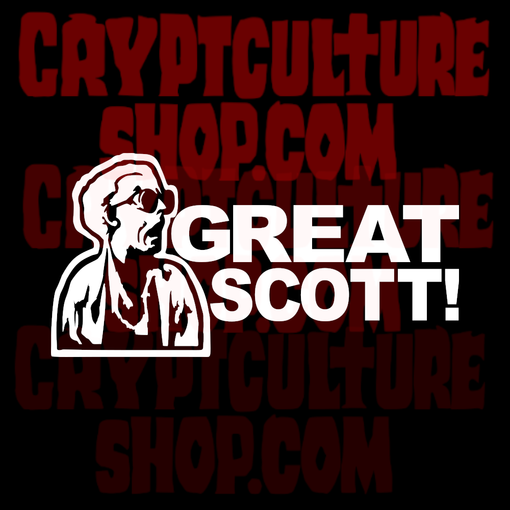 Back to the Future Great Scott Vinyl Decal