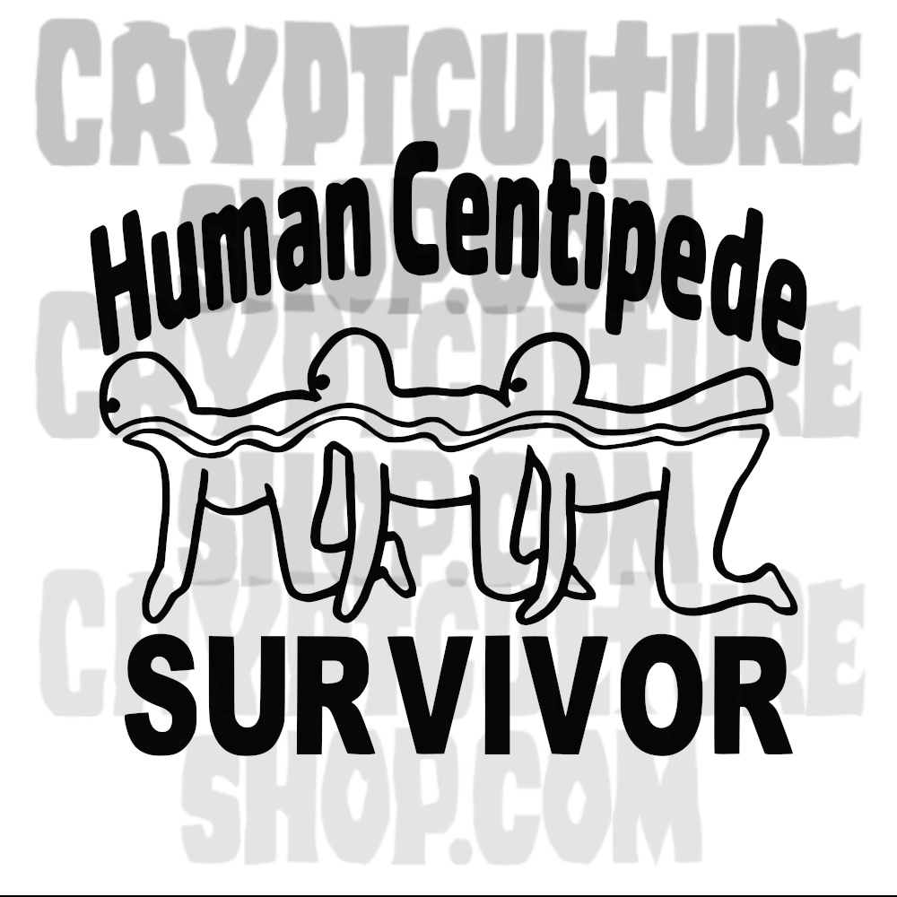 Calcomanía de Vinilo de Superviviente de Cienpiés Humano