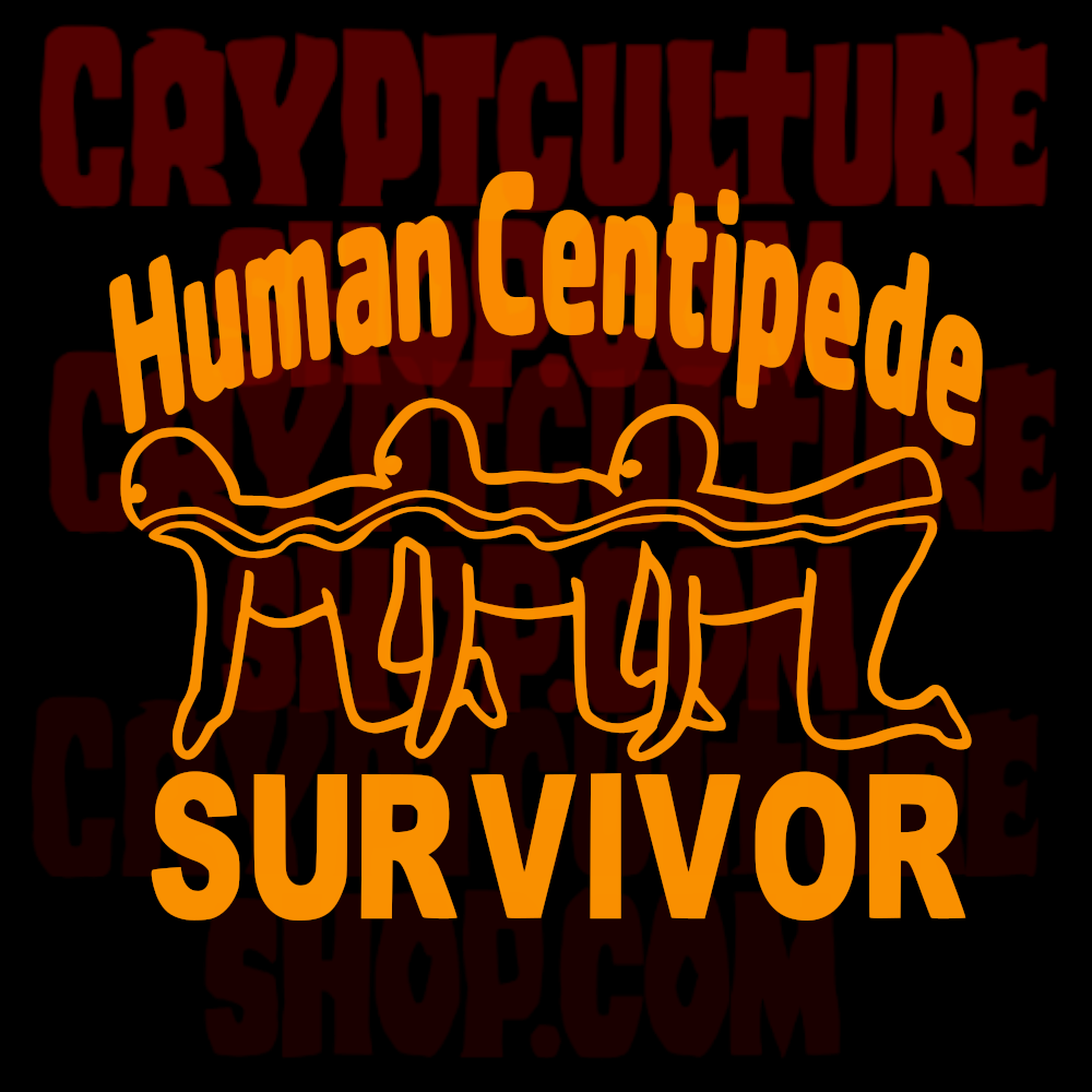 Calcomanía de Vinilo de Superviviente de Cienpiés Humano