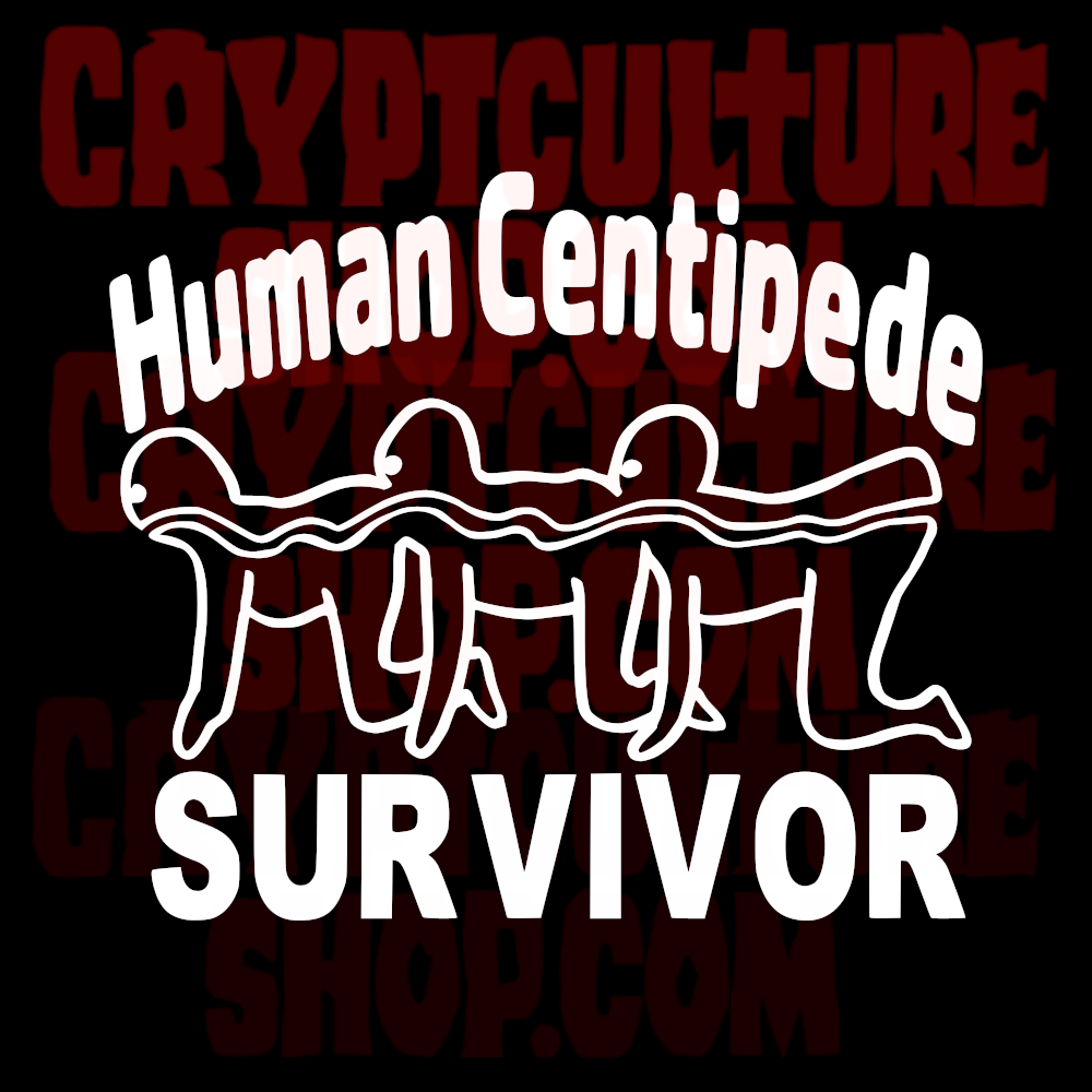 Calcomanía de Vinilo de Superviviente de Cienpiés Humano