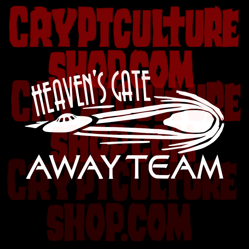 Adhesivo de vinilo para coche Heaven's Gate Away Team True Crime