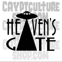 True Crime Heaven's Gate Vinyl Decal