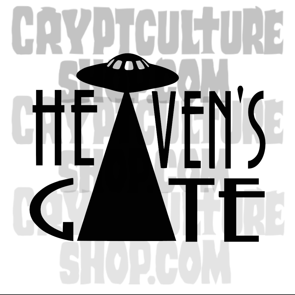 Pegatina de vinilo True Crime Heaven's Gate