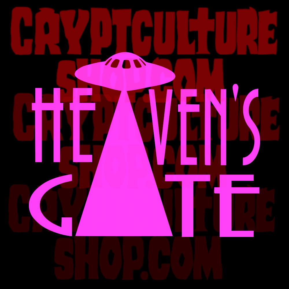 Pegatina de vinilo True Crime Heaven's Gate