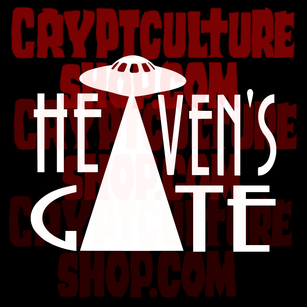 Pegatina de vinilo True Crime Heaven's Gate