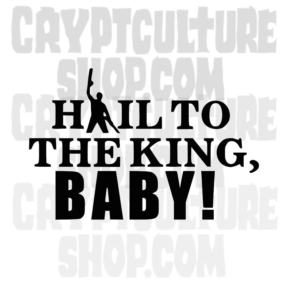 Calcomanía de Vinilo Evil Dead Hail to the King Baby