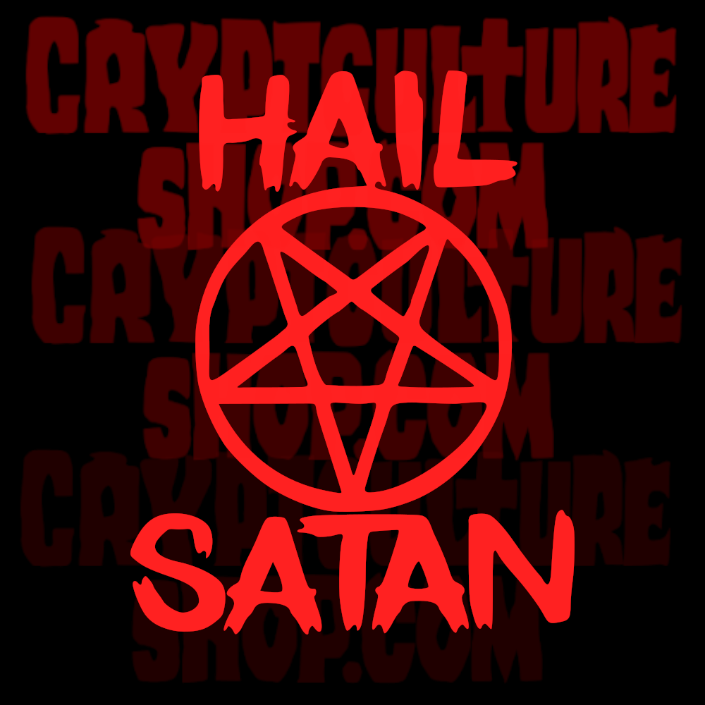 Satan! Pentagram Vinyl Decal