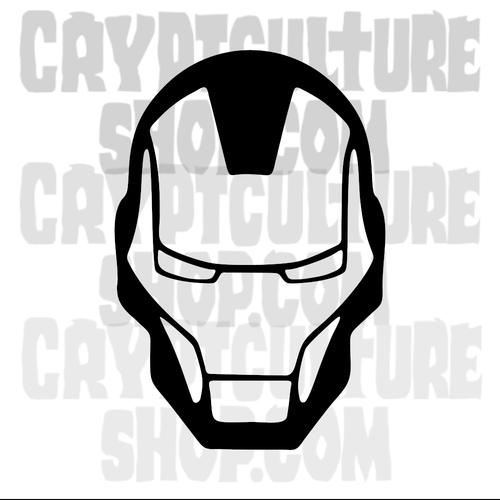 Calcomanía de vinilo de Iron Man