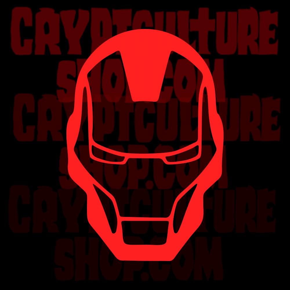 Calcomanía de vinilo de Iron Man