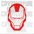 Calcomanía de vinilo de Iron Man