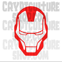 Iron Man Vinyl Decal