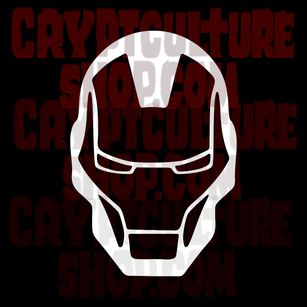 Calcomanía de vinilo de Iron Man