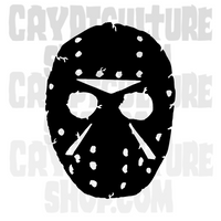 Friday the 13th Jason Mask Vinyl Decal