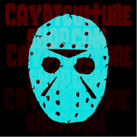 Friday the 13th Jason Mask Vinyl Decal