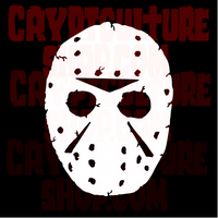 Friday the 13th Jason Mask Vinyl Decal