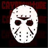 Friday the 13th Jason Mask Vinyl Decal