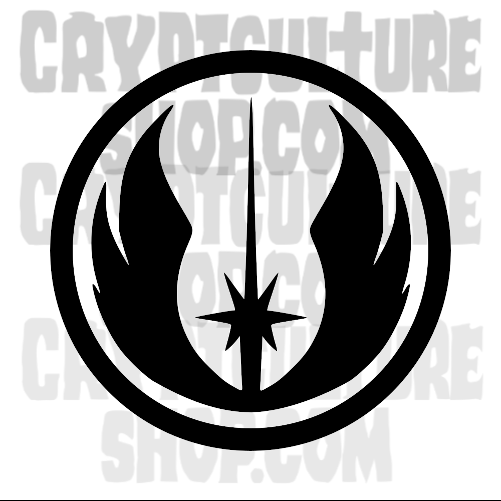 Vinilo decorativo del símbolo de la Orden Jedi de Sci Fi Wars