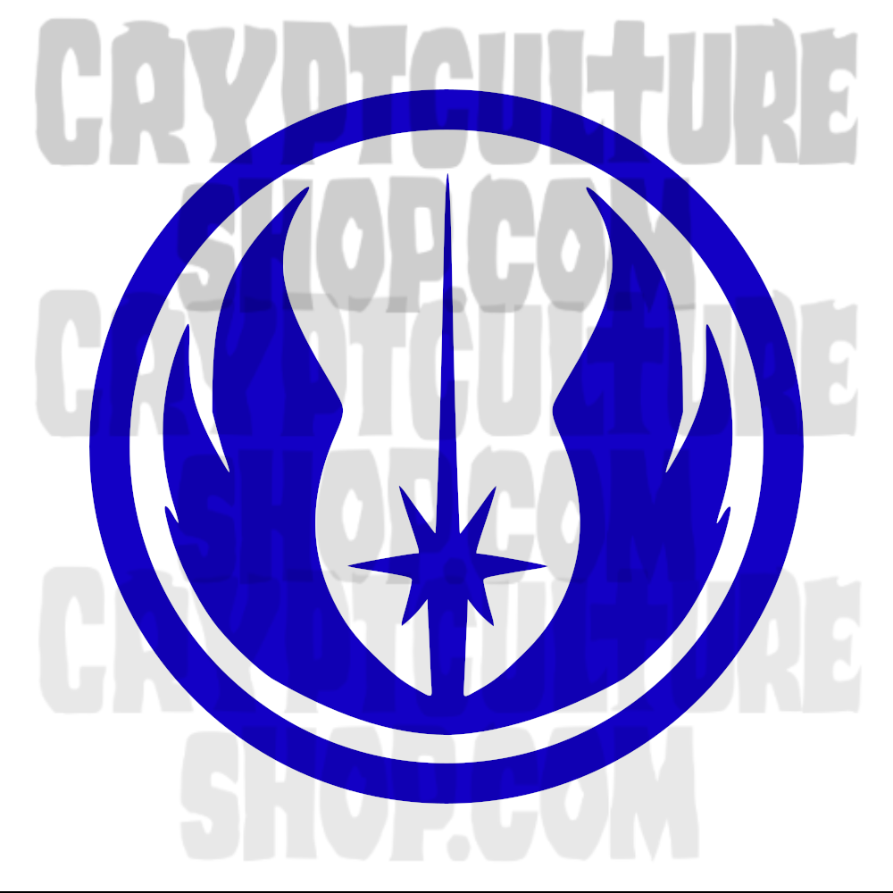 Vinilo decorativo del símbolo de la Orden Jedi de Sci Fi Wars