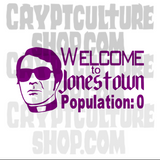 True Crime Jim Jones Jonestown Vinyl Decal