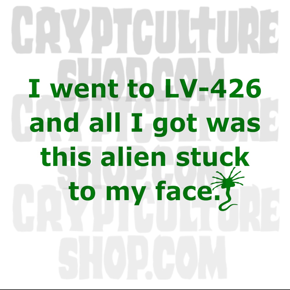 Calcomanía de vinilo Alien Soy Abrazador