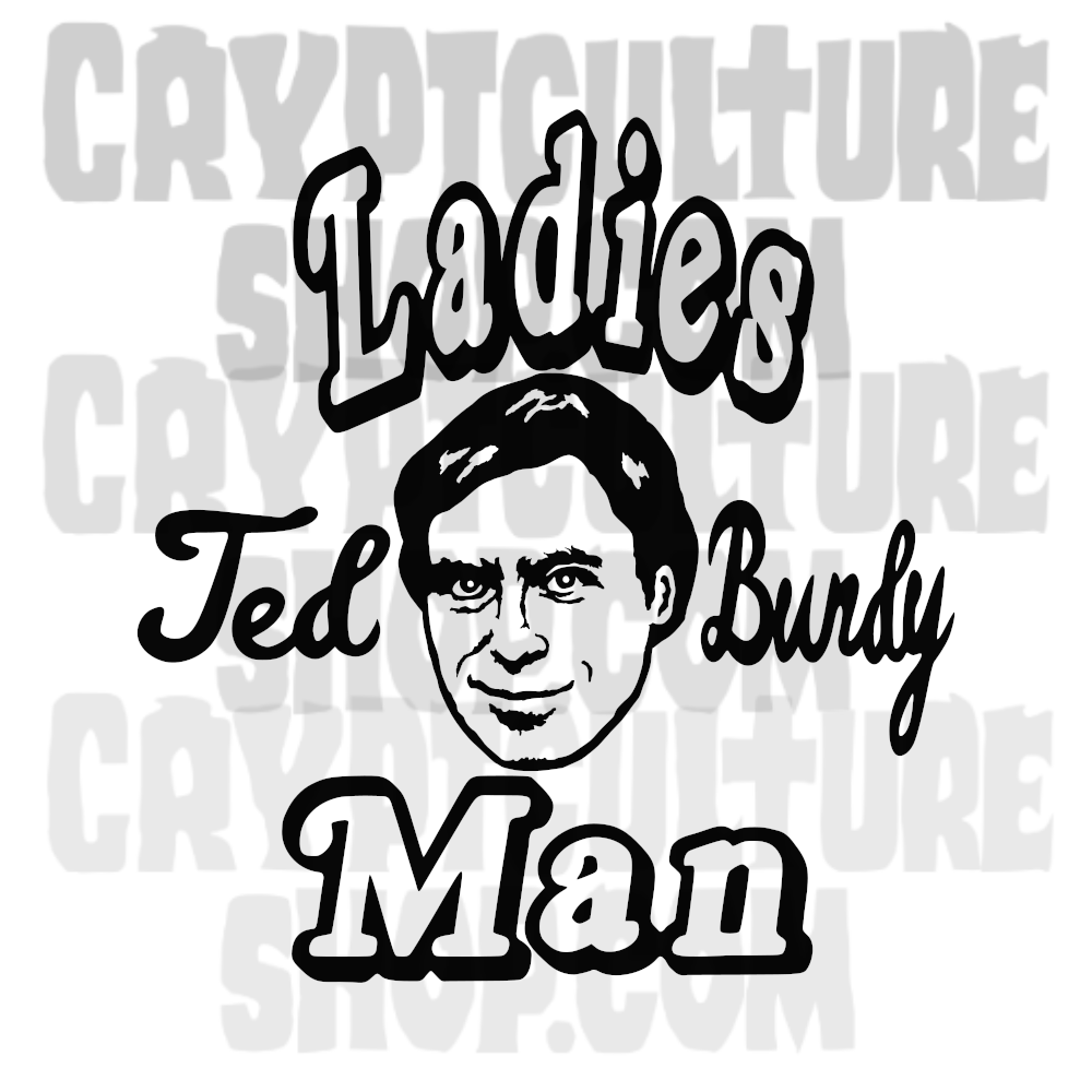 True Crime Ted Bundy Seductor Calcomanía de Vinilo