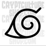 Naruto Leaf Village Vinyl Decal