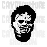 Texas Chainsaw Massacre Leatherface Vinyl Decal