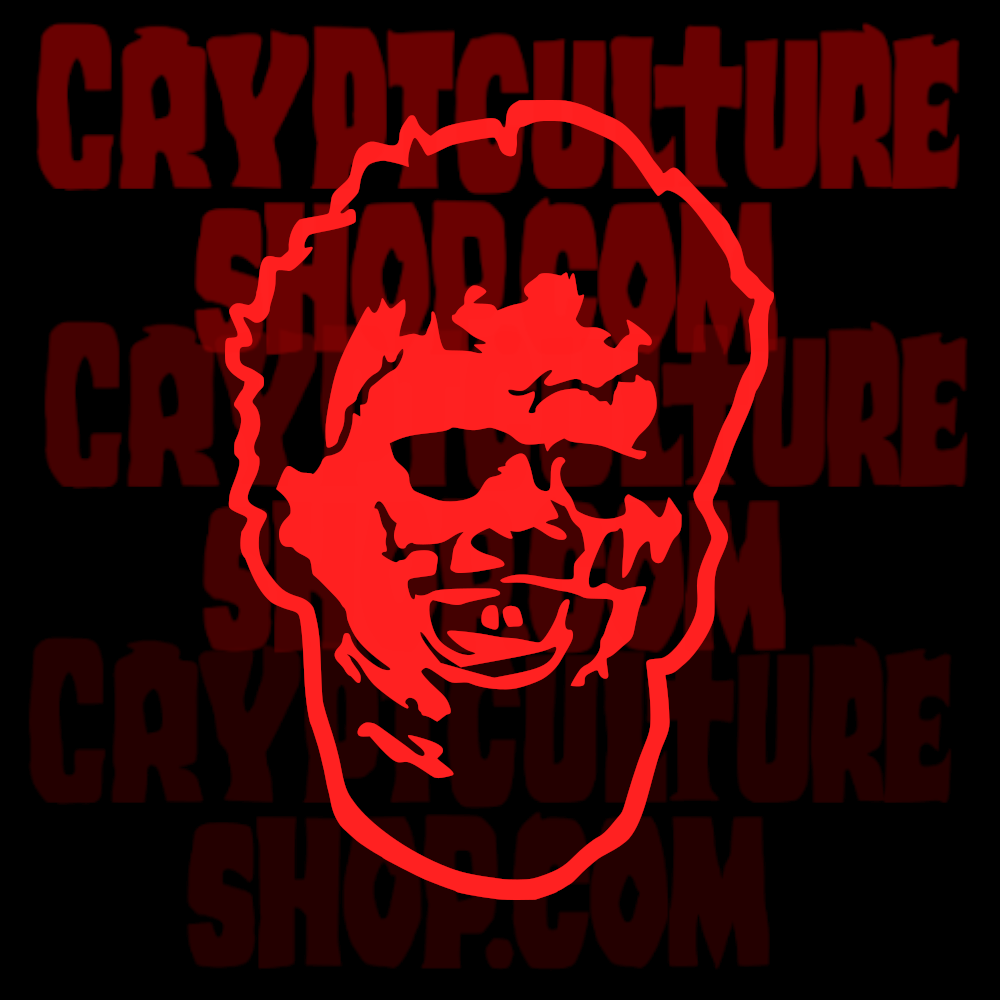 Texas Chainsaw Massacre Leatherface Head Vinyl Decal