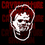 Texas Chainsaw Massacre Leatherface Head Vinyl Decal