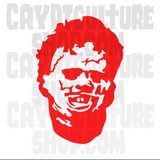 Texas Chainsaw Massacre Leatherface Vinyl Decal